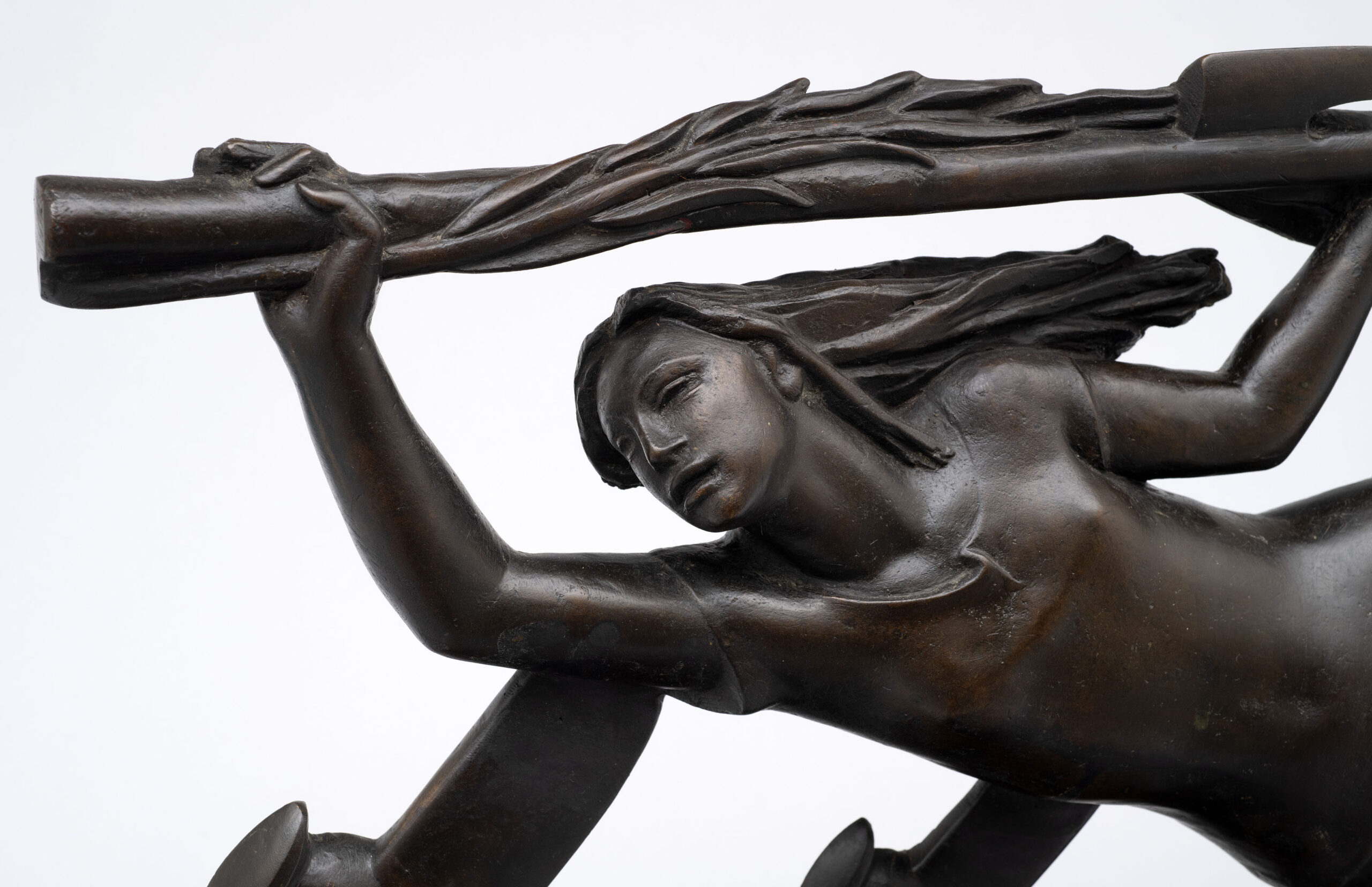 Vittorio Mussolini Dedication Bronze - Image 2